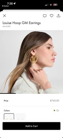 Louise Hoop GM Earrings