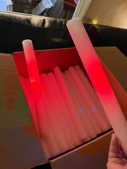 LED Foam Glow Sticks Bulk Box