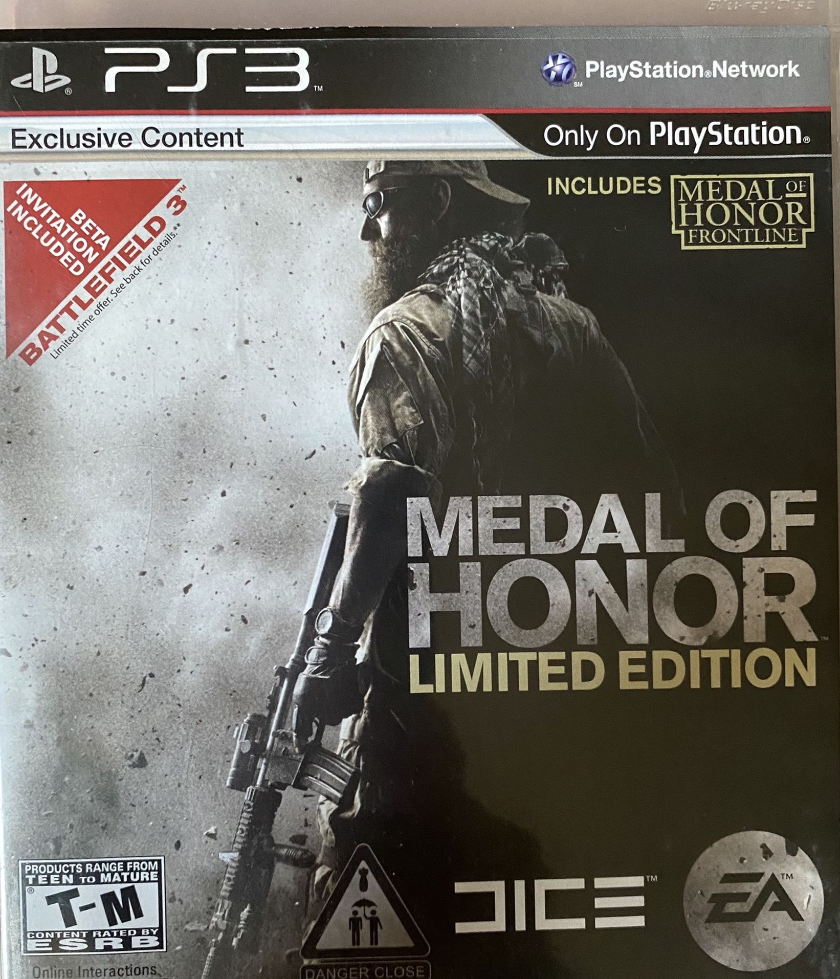 PS3 Medal of Honor Limited Edition