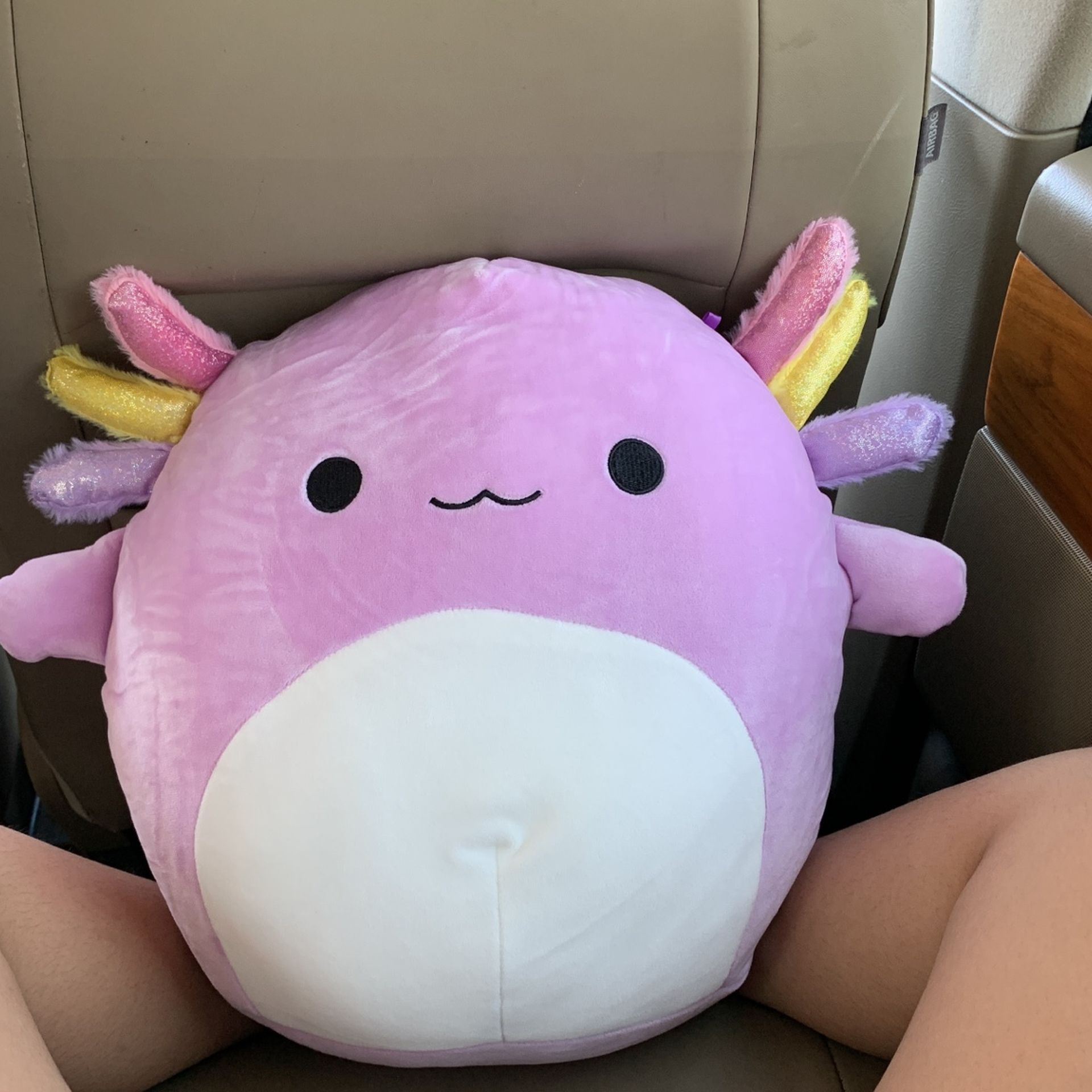 Purple Axolotl Squishmallow 14“