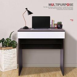 
New Convertible Vanity Table Makeup Desk with Flip-up Mirror & Hidden Storage