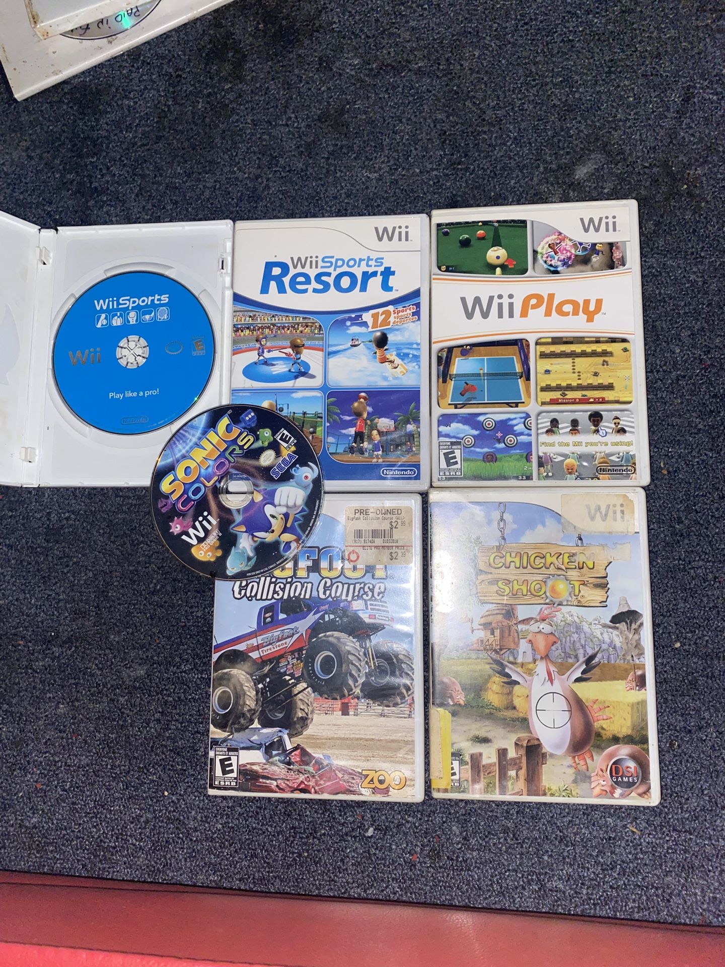 6 Wii Games READ DESCRIPTION