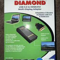 Diamond USB 3.0 to HDMI/DVI Multi-Display Adapter BVU 3500H