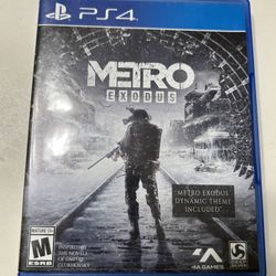 PS4 Metro Exodus