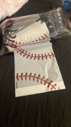 Baseball lil party candy bags