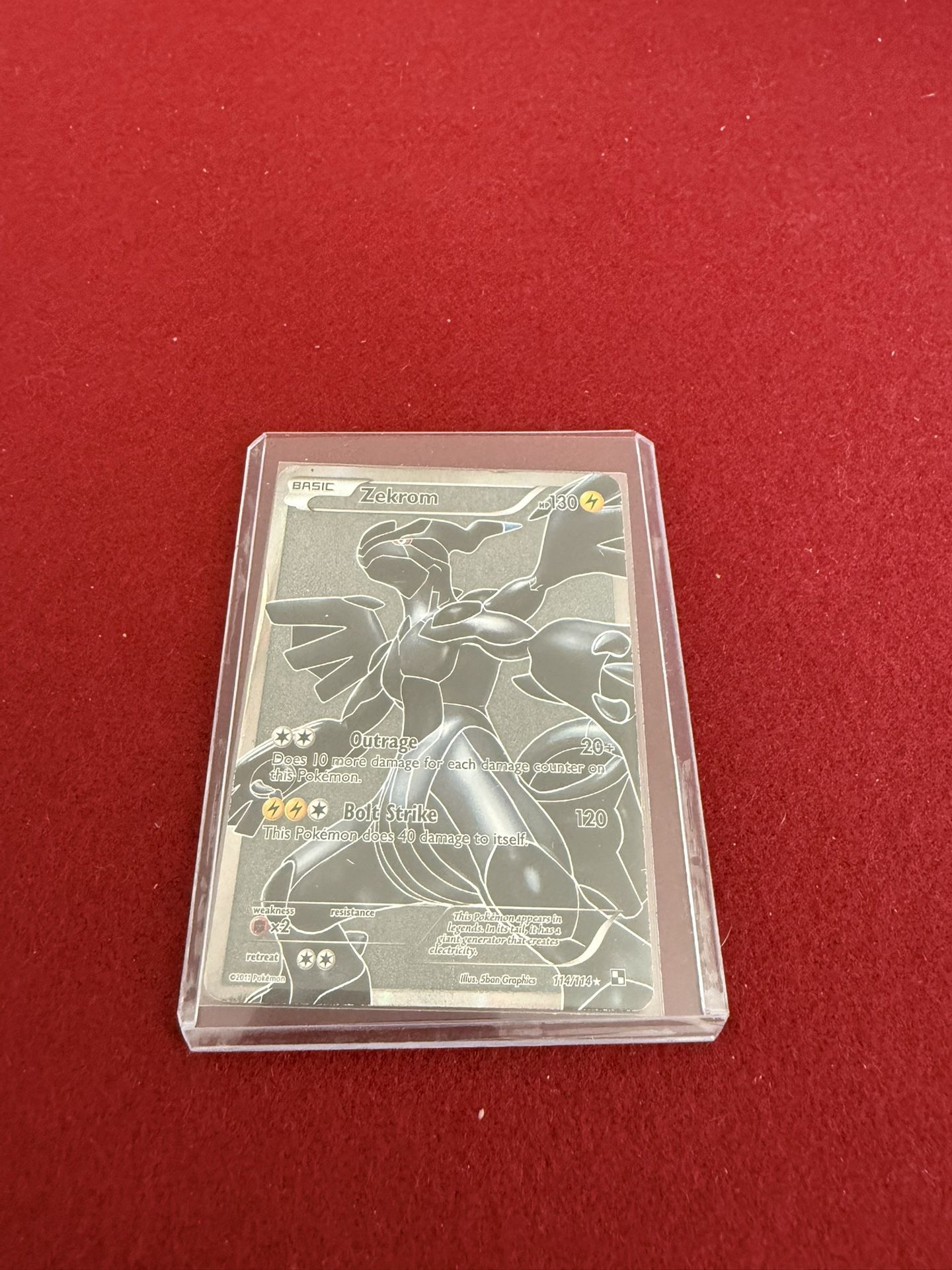 2011 zekrom pokemon card Zekrom (Classic Collection) - 114/114 main image 0