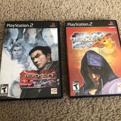 PS2 Tekken Tag Tournament & Tekken 4 PlayStation 2 Games