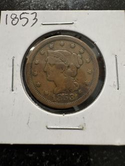LARGE CENT USA Minted 1853