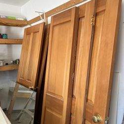 PENDING  8 Solid Wood Doors Plus 1 Bifold 