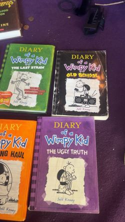 Diary of wimpy kid books + Goosebumps book