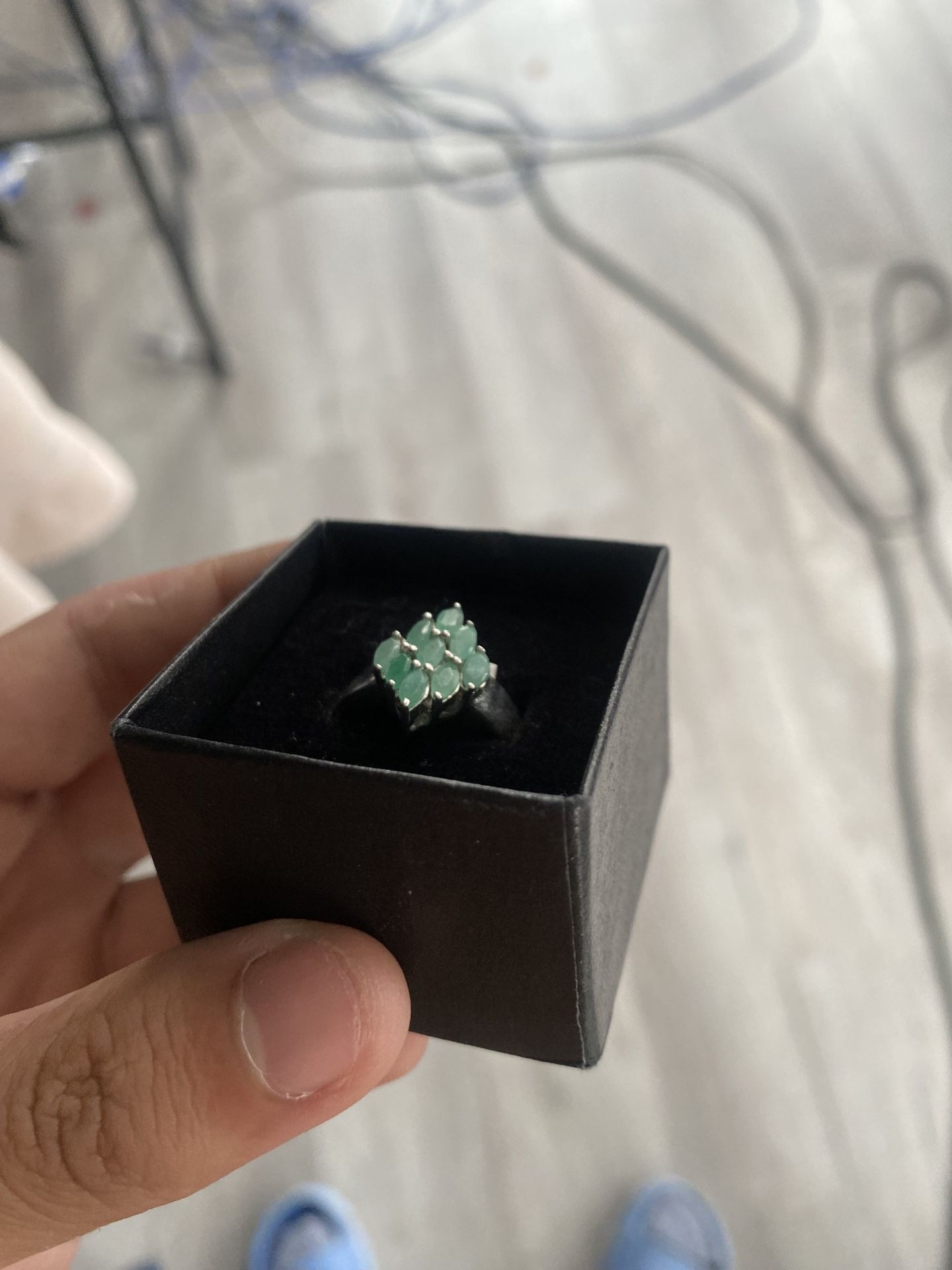 Emerald Ring Size 8