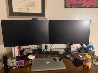 Dell Dual monitors and stand
