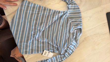 FIGS Striped Long Sleeve Top