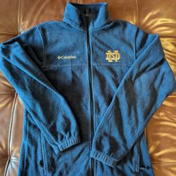 Gently Used Adult Size Small Columbia Notre Dame Fleece