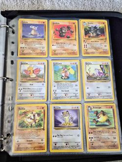 Pokemon base set card lot