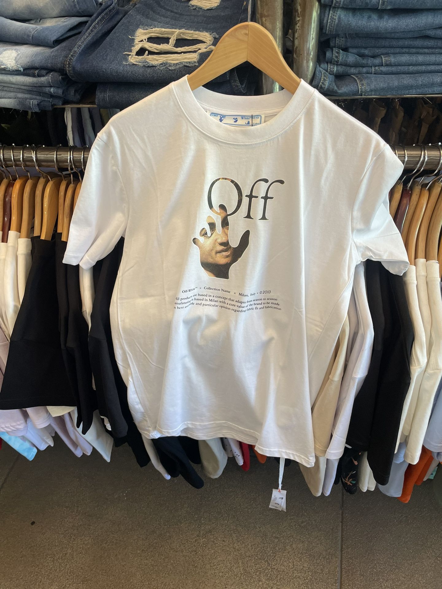 Milan Retail Off White Off White Men's T Shirt