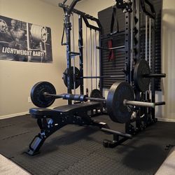 Complete Home Gym Setup – Power Rack + Accessories (Excellent Condition)