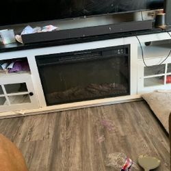 Tv Stand With Fireplace 
