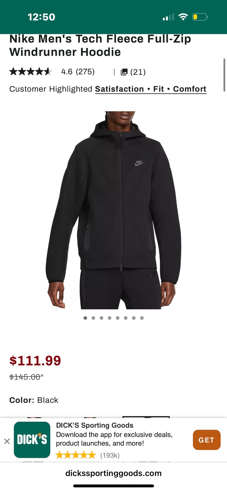 Black Nike Tec Fleece