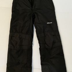 Arctix Kids Reinforced Snow Pants Black Boys & Girls Size Large (Youth)