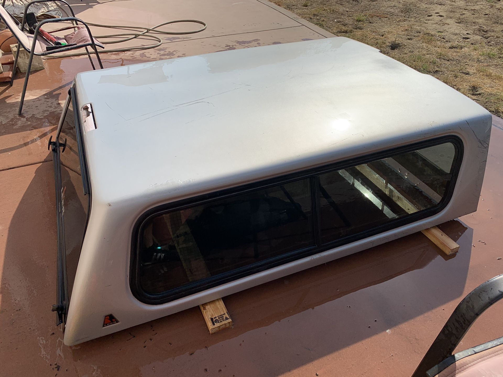 Camper shell for small truck