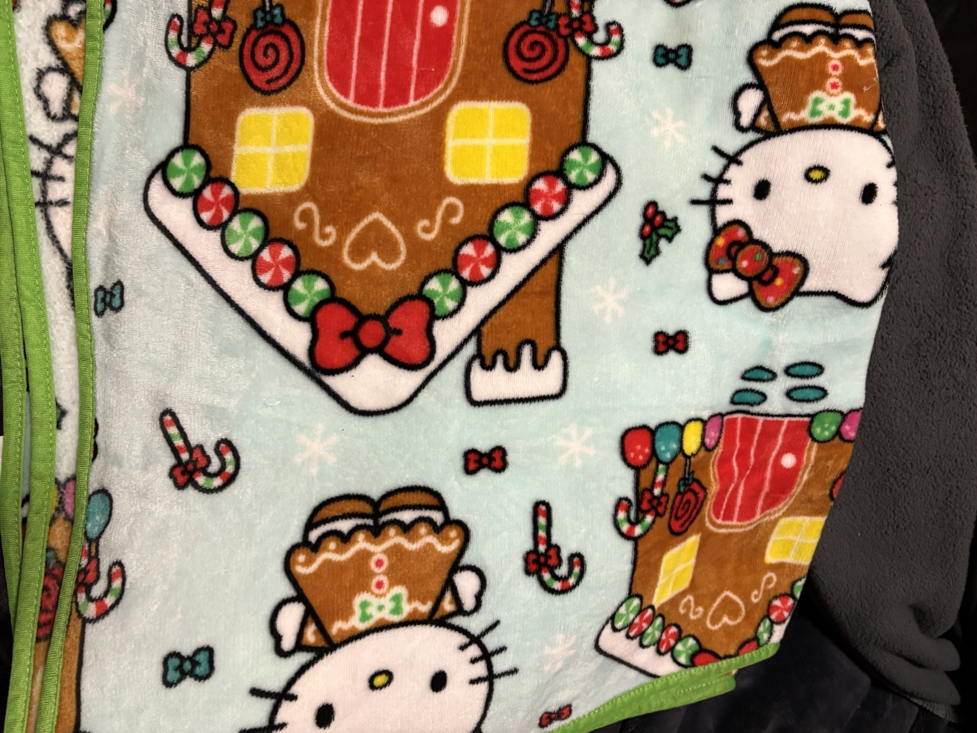 Used Hello Kitty Blanket 