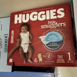 Huggies Diapers Little Snugglers Size 1 96 Count