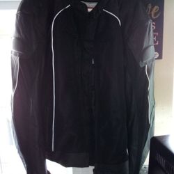 Built Leather Riding Jacket
