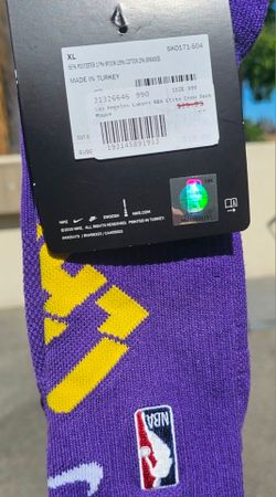 Lakers Nike Socks