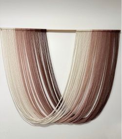 Boho Macrame Wall Hanging - Brown Tones