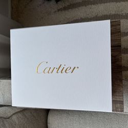 Empty CARTIER box 12.75” x 10.3” x 5.75”