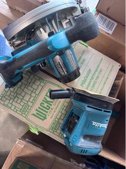 Makita 18v makita circular saw and sander