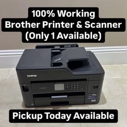 100% Working Brother Printer & Scanner (1 Available)