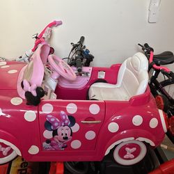 Minnie Hot wheels Electric Car