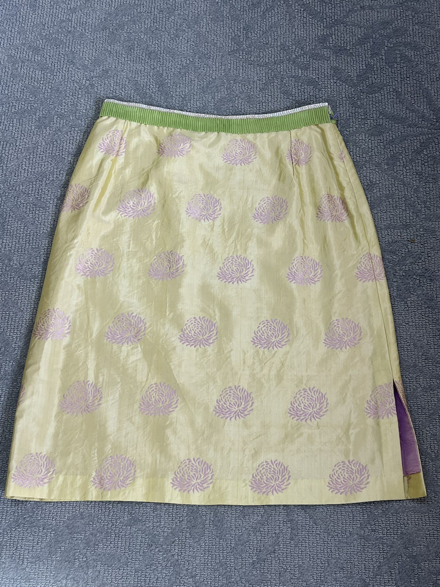 Pure Silk , Lined Designer Skirt Bought At Neiman Marcus
