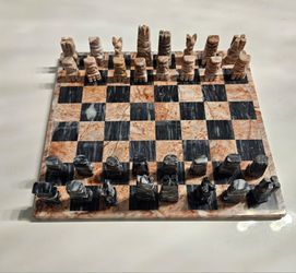 Marble Stone Onix Chess Set handcrafted