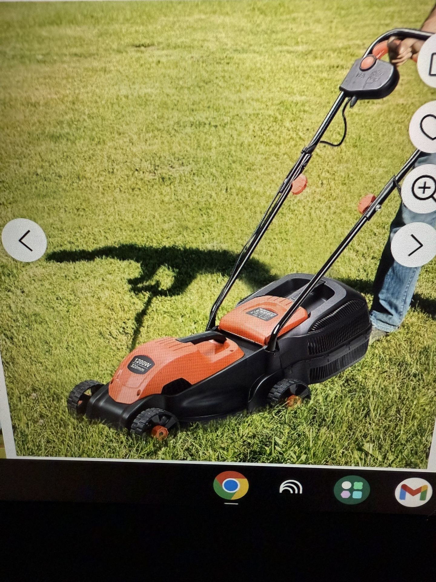 Costway 12 Amp 14inch Electric Push Lawn Mower