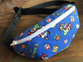Handmade Mario Brothers Fanny Pack