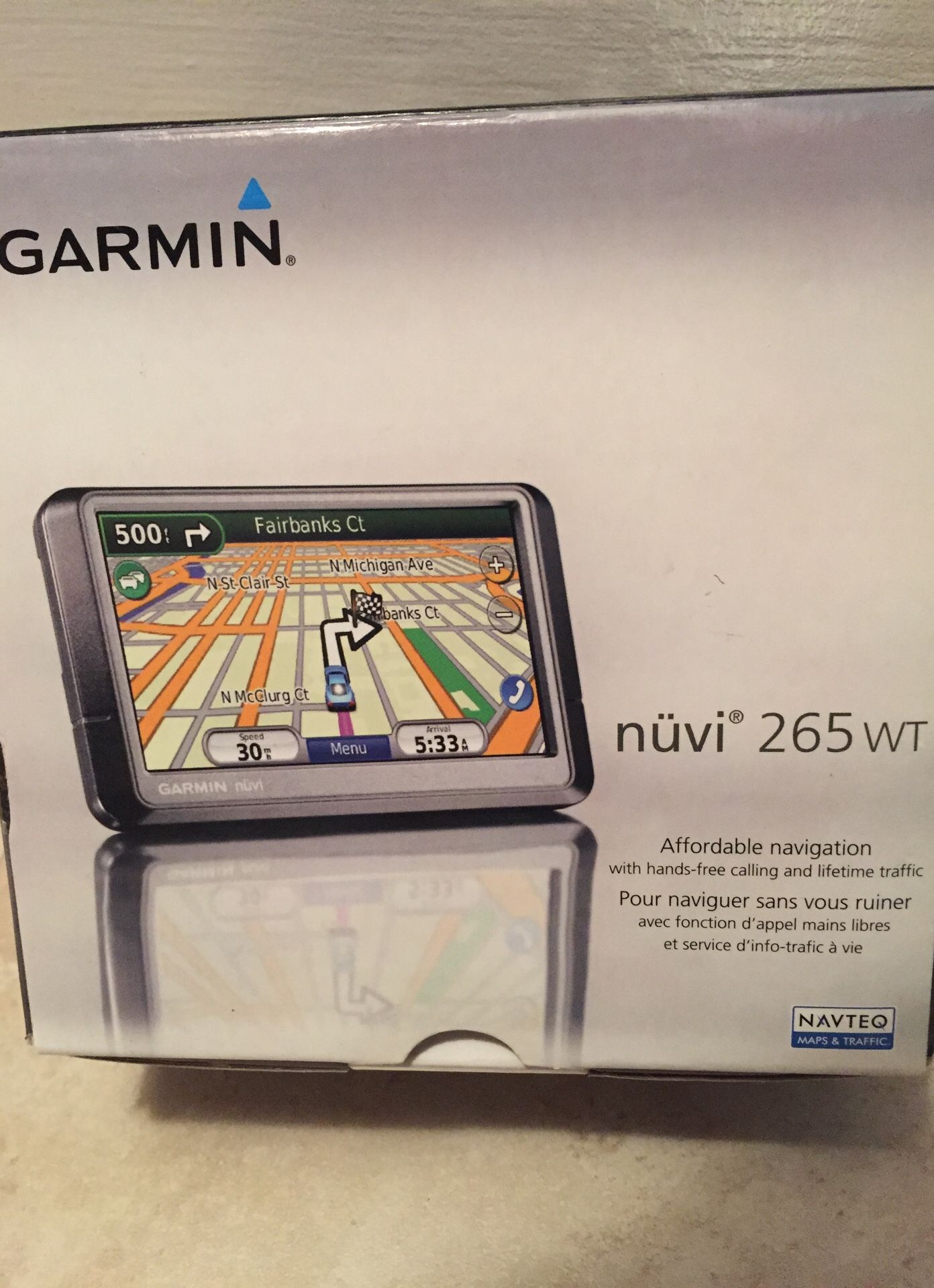 Garmin nuvi 265WT new