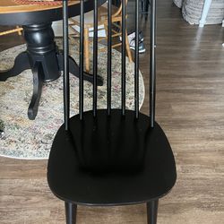 Black Wood Spindle Dining/ Desk Chair