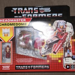 Transformers G1 Headmasters Chromedome Reissue 