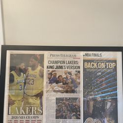 Lakers Championship Frame 