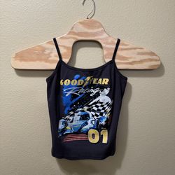 Women’s XL Goodyear Racing Race Car 01 Spaghetti Strap Shirt