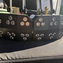 Pair of Chauvet FX Hex DJ Wash Lights with Bag And Remote