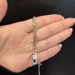 10kt Monaco Bracelet 