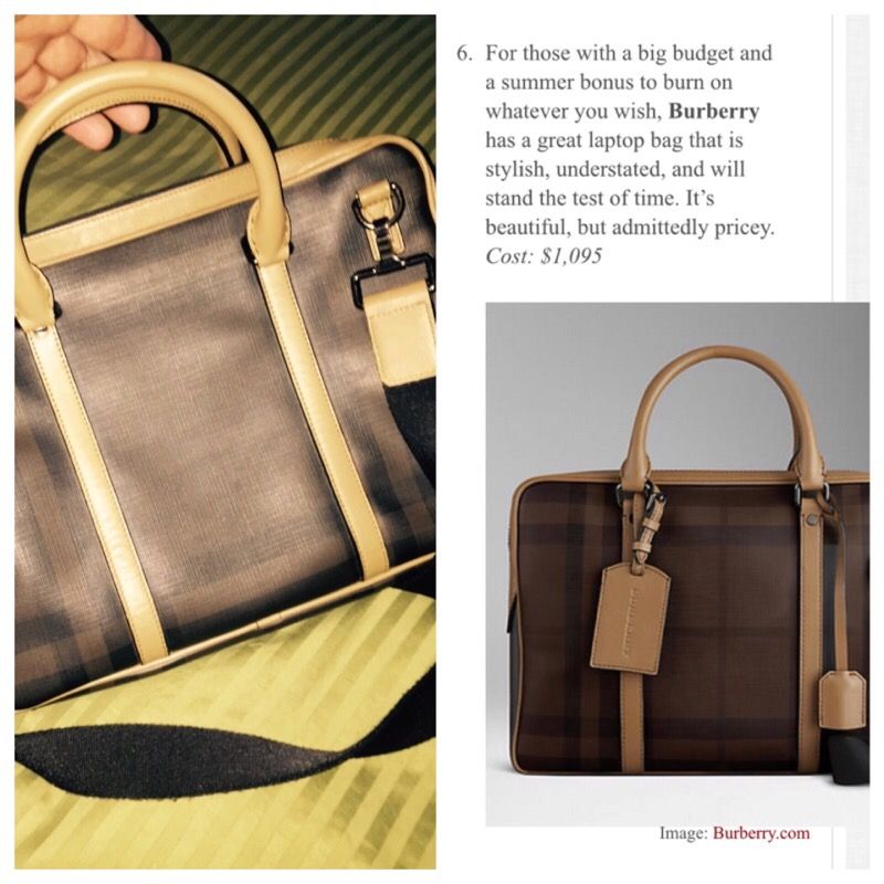 Burberry Laptop Bag Authentic