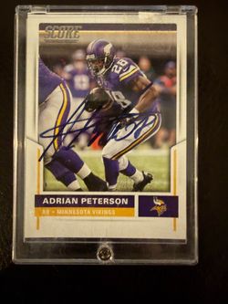 Adrian Peterson Autographed