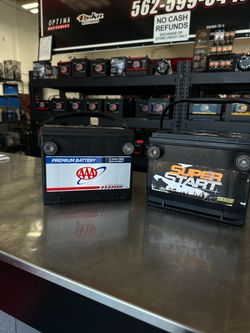 Car batteries