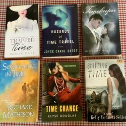 6 TIME TRAVEL ROMANCE NOVELS (SALE)