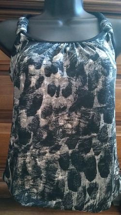 Silky razor back blouse